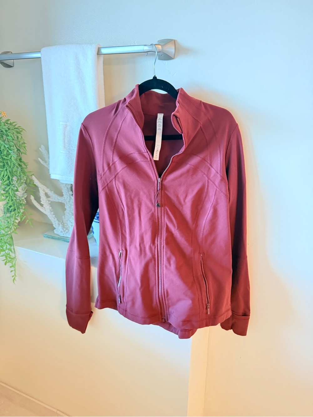 lululemon athletica Zip-Up Bomber Jacket - Dusty Rose